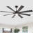 Liosbel Industrial Dc Motor Ceiling Fan With Light,Large Ceiling Fan With 8 Reversible Blades,2 Downrods,6-speed Remote Control,Home Or Commercial Ceiling Fans for Porch/Garage/Shop-656496835-658743942-664049567