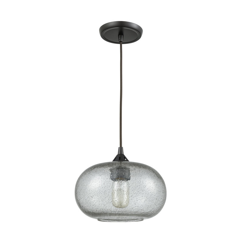 Luminaire suspendu 1 lumière Volace 10 po - Bronze huilé