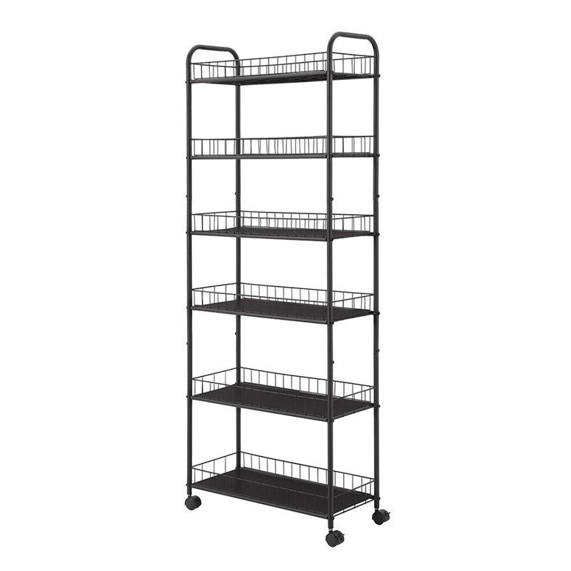 Étagère Quashon, H 61,22 po x l 10,04 po x P 22,83 po