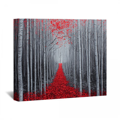 Toile de forêt - toile décorative murale Nature