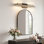 Éclairage pour meuble-lavabo à DEL noir / bouleau fumé Manvydas