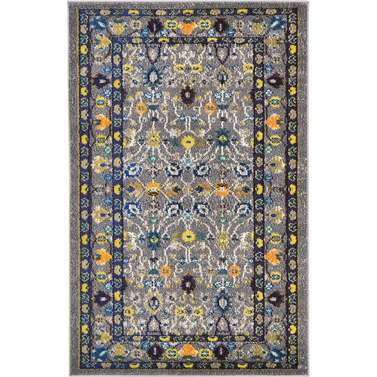 Eddins Washable Oriental Indoor Rug