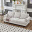 Canapé en tissu rembourré de polyester de 83 po.-1746702235