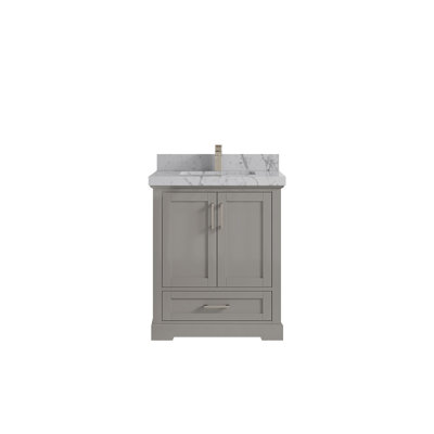 Boston 30 po X P 22 po D Meuble-lavabo simple en peau d'éléphant