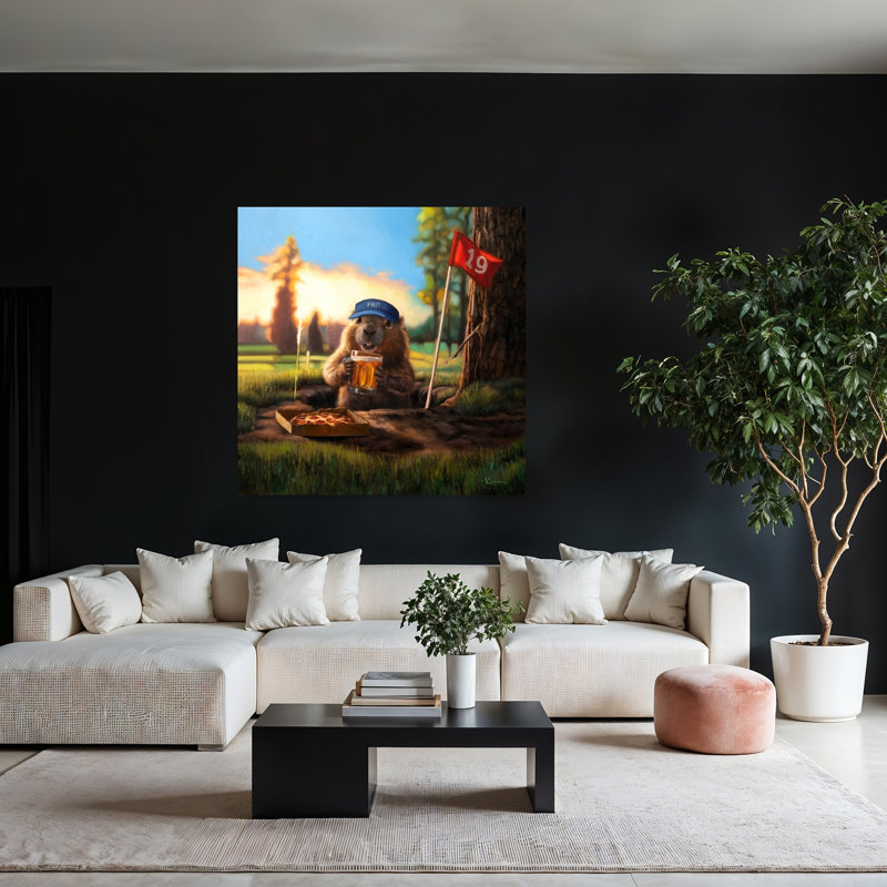 Art urbain contemporain 19 trous, H 48 po x l 48 po