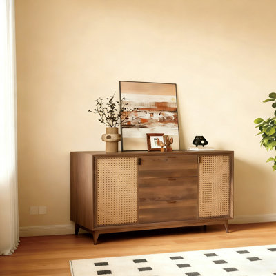 Buffet rétro de style chinois minimaliste