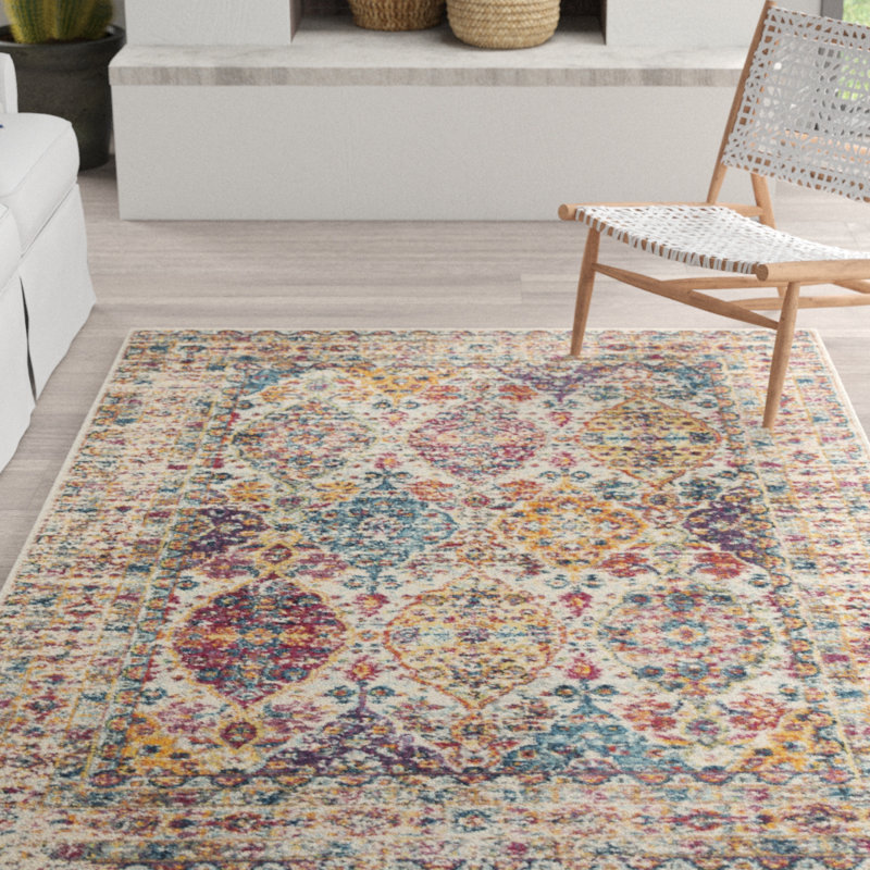 Gomez Oriental Area Rug, Rectangle 155 x 229 cm