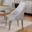 Chaise d'appoint style transitionnel 2 pièces