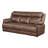 Diandre Dark Brown Upholstered 3-Piece Sofa Set