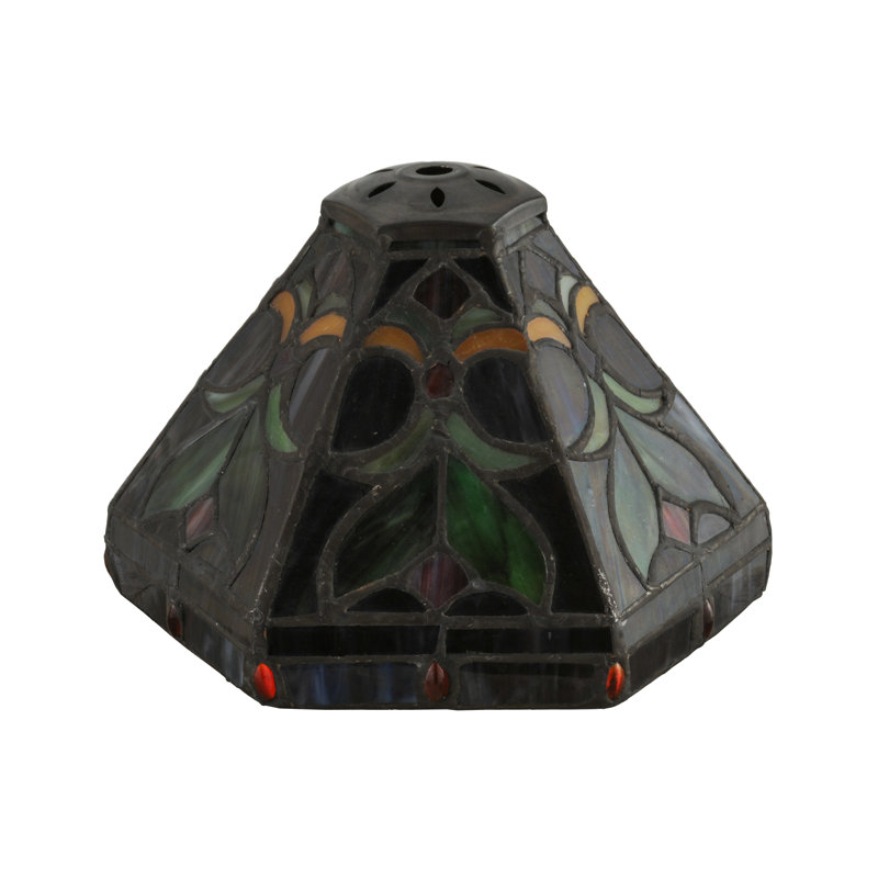 Abat-jour cloche en verre 5 po H
