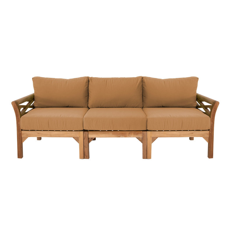 Boduram Outdoor 3 - Seat Patio Sofa, Camel