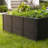 Tierra Verde 48-Inch x 48-Inch Raised Garden Bed for Patios or Decks, Black-117496688-117496687