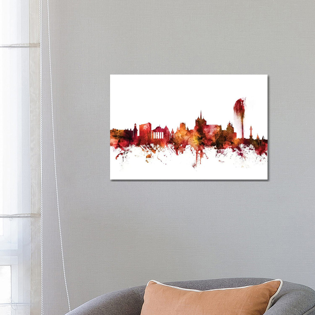 Geneva, Switzerland Skyline by Michael Tompsett - Wrapped Canvas Gallery-Wrapped Canvas Giclée