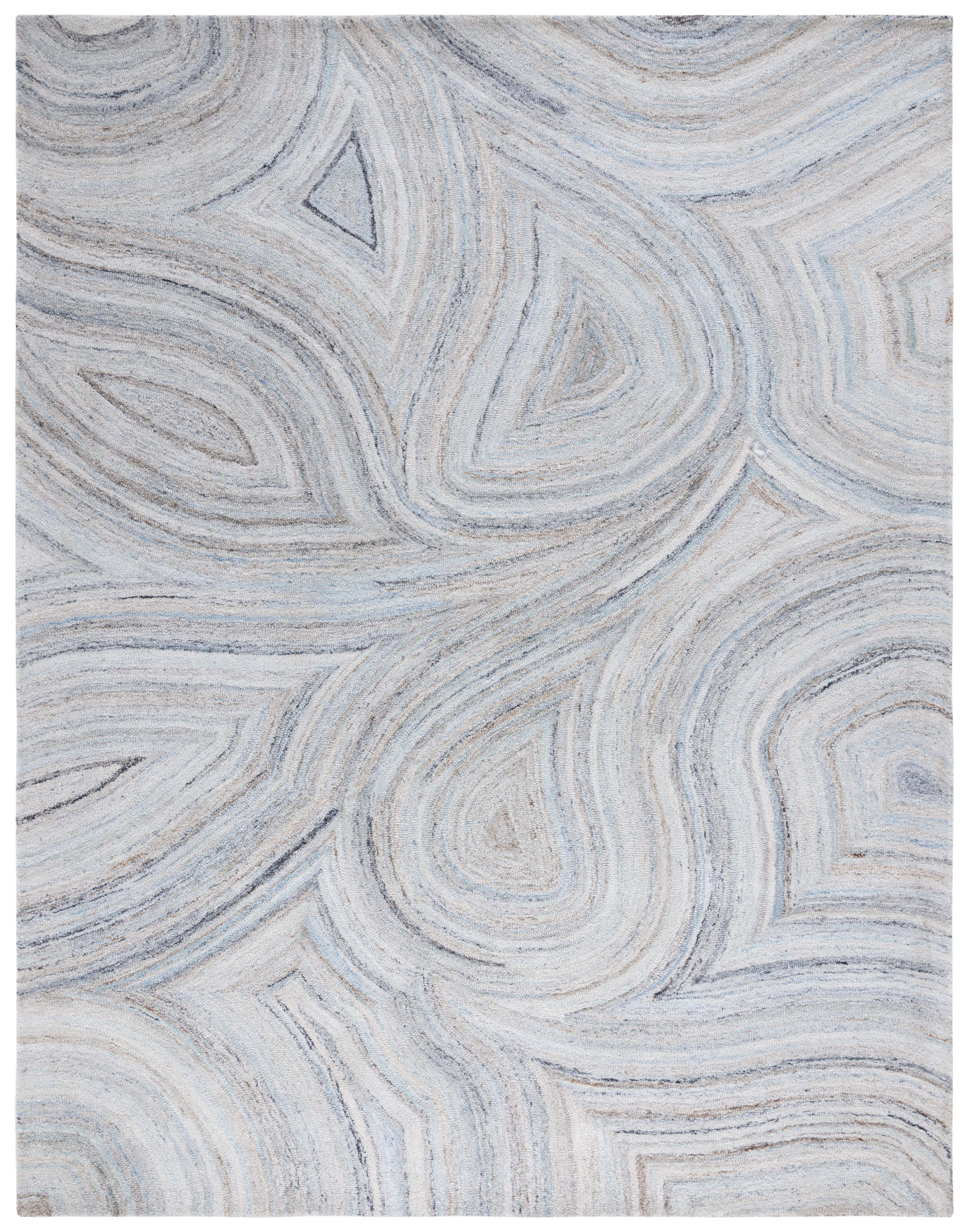 Orren Ellis Abstract Hand Tufted Performance Abstract Rug | Wayfair