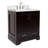 31'' Single Bathroom Vanity with Carrara Marble Top-93359336