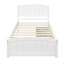Lit plateforme simple avec deux tiroirs-124917563