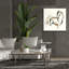 «Epic Graffiti» Golden Horse V3 »par Chris Paschke, art mural sur toile, 37 po x 37 po