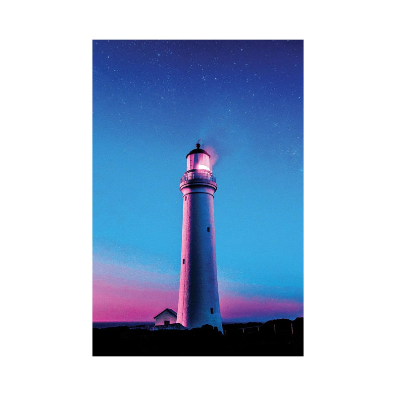 Light House by Gab Fernando - Wrapped Canvas Print, 20.32 cm H x 30.48 cm W