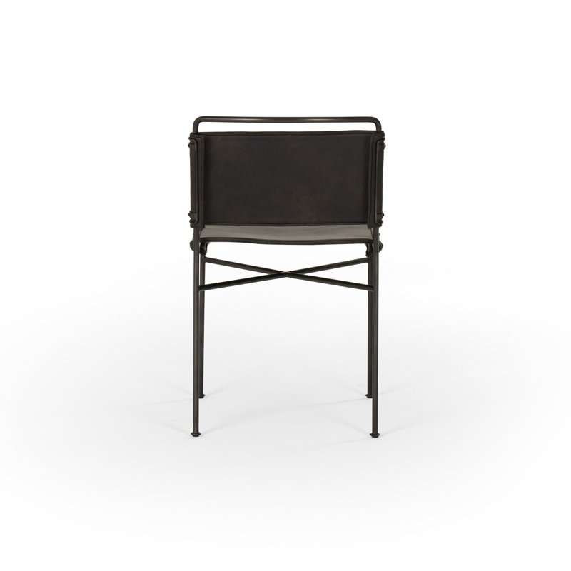 Loralee Dining Chair, Distressed Black