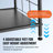 Steel Freestanding Adjustable Multi-Use Sports Rack
