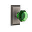 Studio Plate with Waldorf Emerald Door Knob-1382521994-1382521995