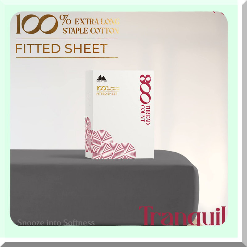 Luxury800ThreadCountDeepPocketFittedSheet