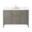 Meuble-lavabo simple 48 po avec plateau en marbre-105275174-105275171