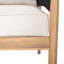 Causeuse d'extérieur en bois d'acacia Verona, bois naturel, coussin beige-699796127