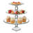 Libbey Selene 3-Tier Glass Footed Server Set