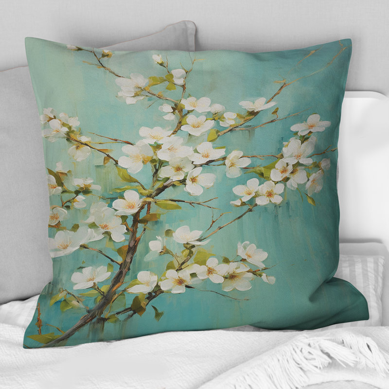 Coussin Apple Blossom Elegance Monochromatique XXI
