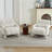 Jakeim 28‘’ Upholstered Teddy Armchair with Pillow-1156152351