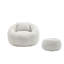 Fauteuil à billes rond avec repose-pieds-1828414013