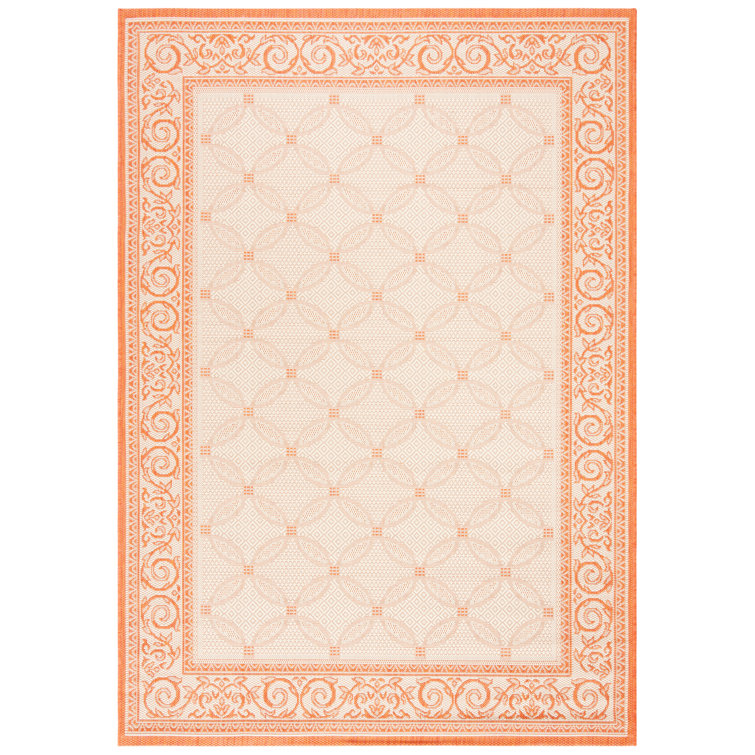 Bordeaux Oriental Natural/Terra Area Indoor/Outdoor Area Rug