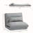 Folding Convertible Flip Chair with Adjustable Backrest, Floor Lazy Sofa