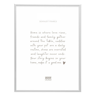 Silver Metal Picture Frame