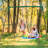 440lbs 2 Seat Swing Sets For Backyard, 1 Platform Swing And 1 Belt Swing 