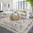 Kaysyn Oriental Performance Machine Washable Area Rug Beige/Ivory-1600430487