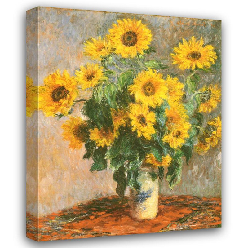 Tournesols, vers 1881, H 24 po x l 19 po
