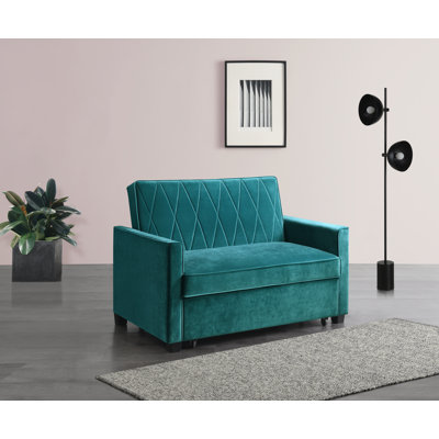 Matt 2 Seater Velvet Sofa Bed