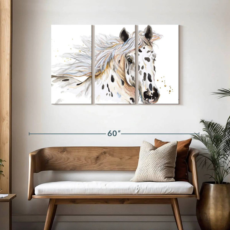 Appaloosa Beauty, 28" H x 45" W