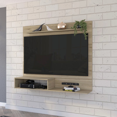 Meuble audio-vidéo flottant Cabos pour téléviseur 55 po, une tablette supérieure et deux tablettes