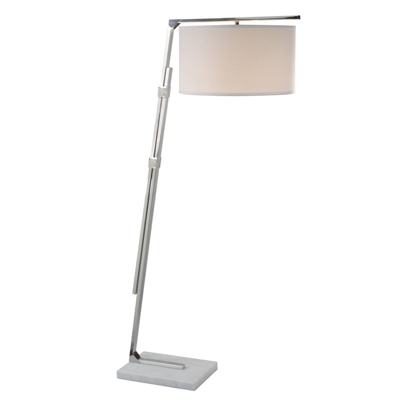 Lampe sur pied polie de 78 po Ladreka