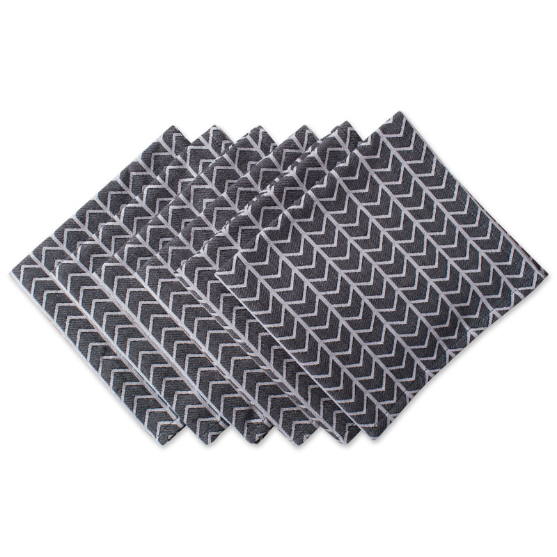 Reser Cotton Geometric Square Napkin