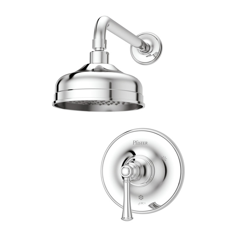 Tisbury Tub & Shower Faucet, Polished Chrome