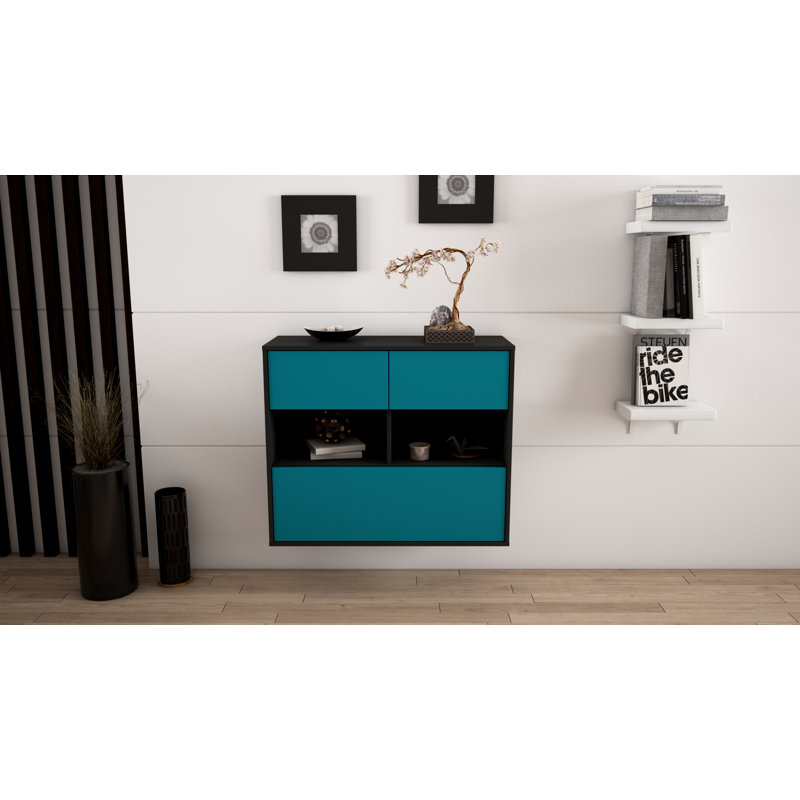 Rowles 92 cm W Sideboard, Turquoise