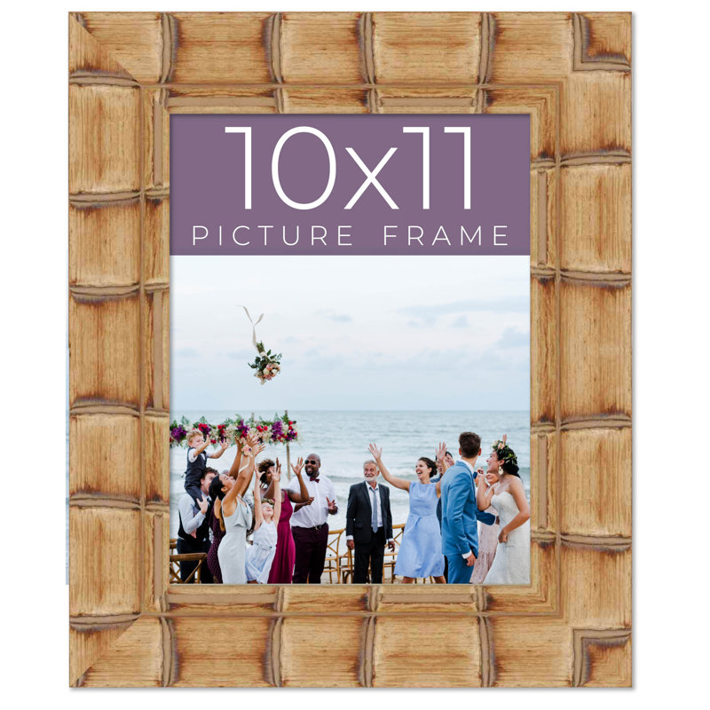 Cadre photo en bois massif Arianah, L 10 po x H 11 po