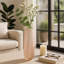 Vase sculpté en verre sculpté Home-1029564833