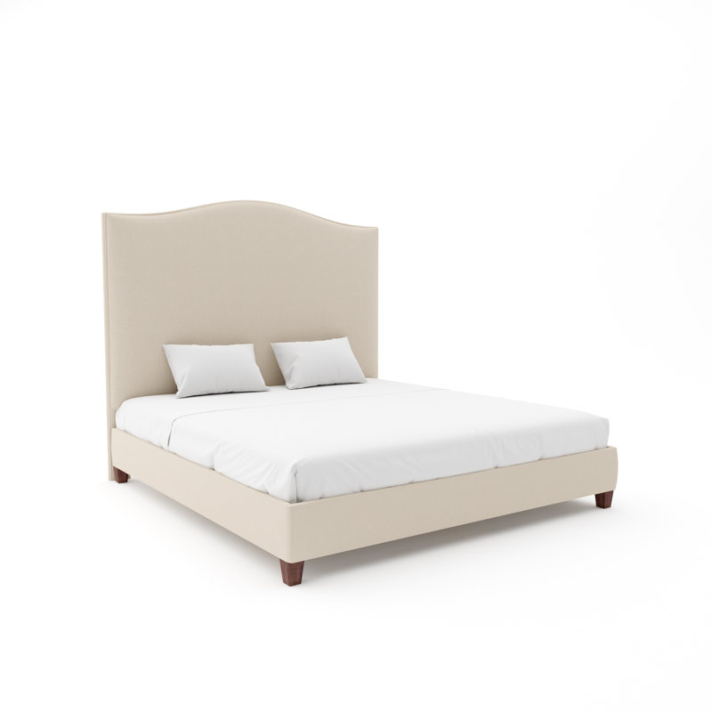 Guilford Bed With 9" Rails, White, Twin, Maestro Ultra Performance Latte
