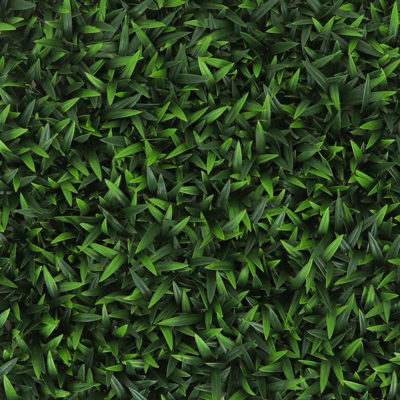 Panneaux de verdure à gazon protégés contre les rayons UV pour la décoration extérieure. Panneaux de 20 po x 20 po (ensemble de 12)