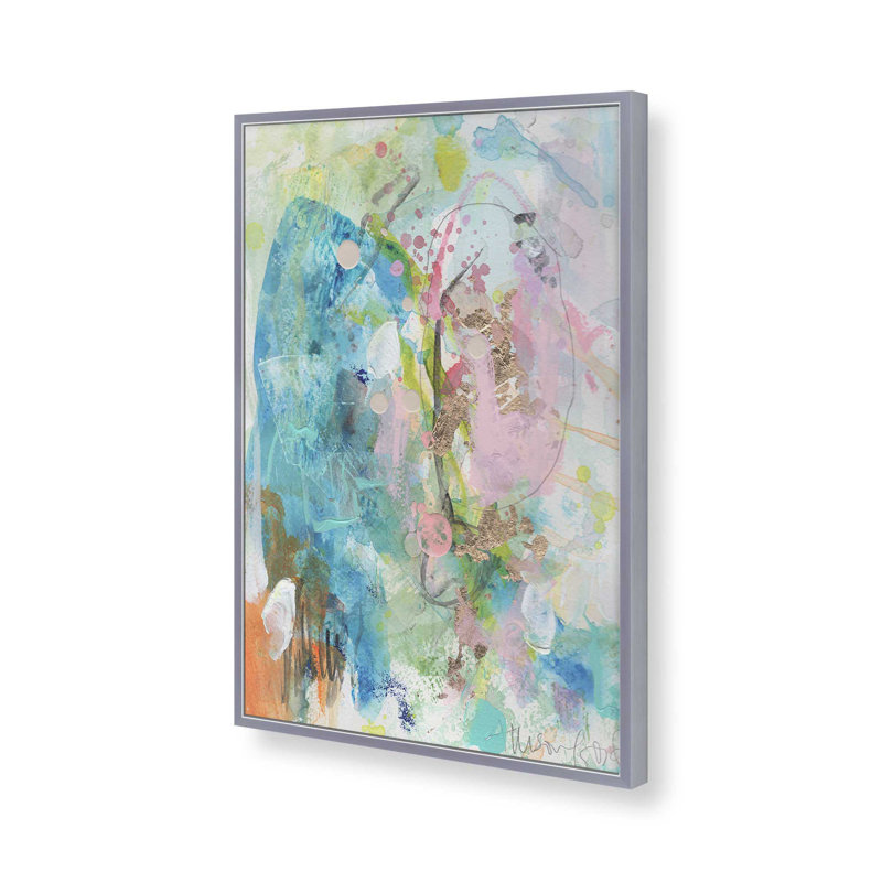 «When Day Breaks» par Allison Ford, reproduction d'art, Argent argent, H 18 po x l 12 po